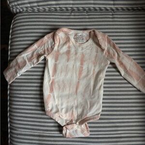 Pehr Tie Dye Pink and White Kids One Piece